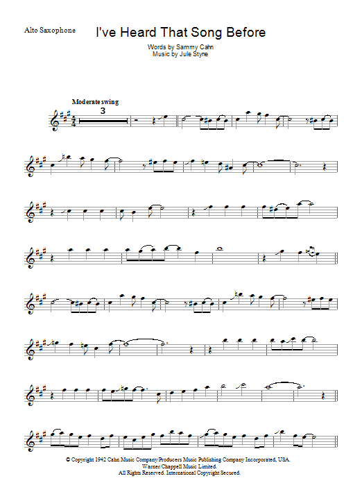 I’ve Heard That Song Before I’ve Heard That Song Before