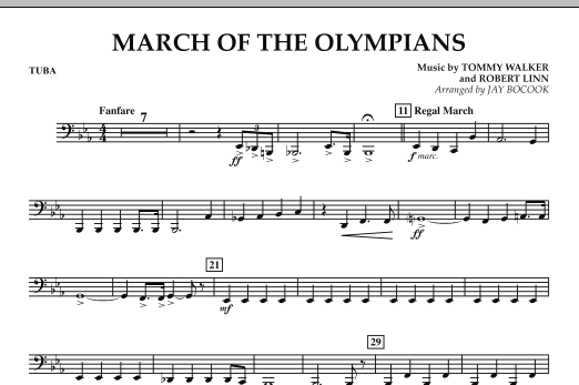 March Of The Olympians – Tuba March Of The Olympians – Tuba