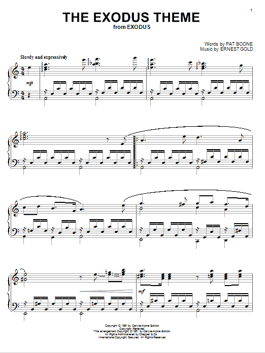 The Exodus Song The Exodus Song