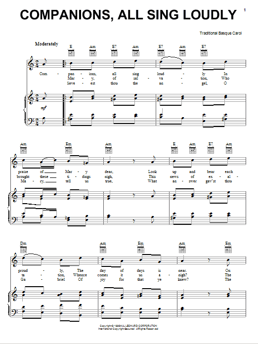 Companions, All Sing Loudly Companions, All Sing Loudly