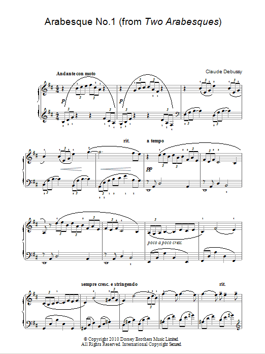 Arabesque No. 1 Arabesque No. 1