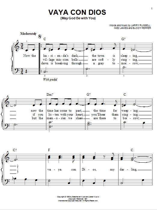 Vaya Con Dios (May God Be With You) Vaya Con Dios (May God Be With You)