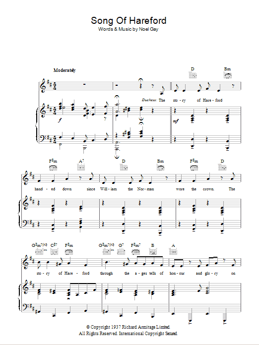 Song Of Hareford Song Of Hareford