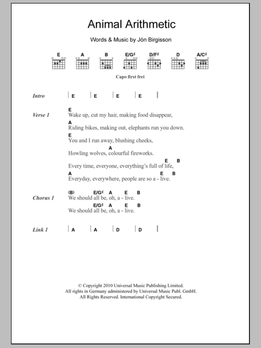 Animal Arithmetic Animal Arithmetic