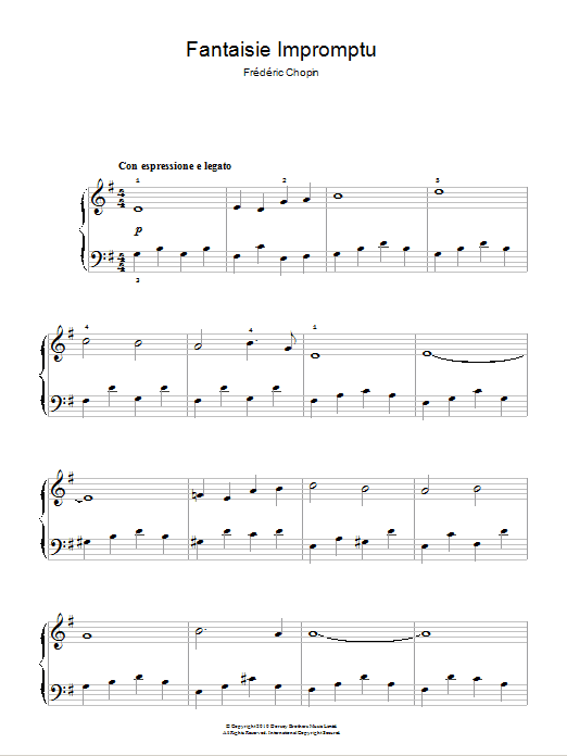 Fantaisie Impromptu Fantaisie Impromptu