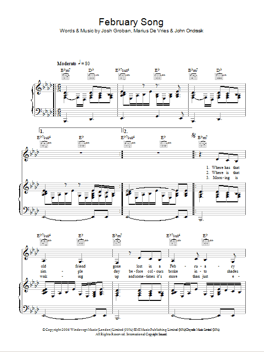 February Song February Song