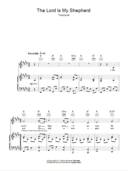 The Lord Is My Shepherd The Lord Is My Shepherd