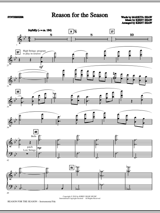 Reason For The Season – Synthesizer Reason For The Season – Synthesizer