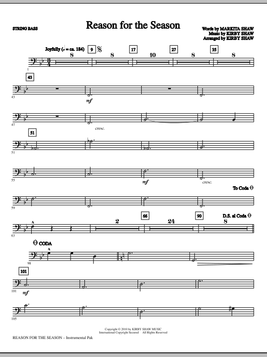 Reason For The Season – String Bass Reason For The Season – String Bass