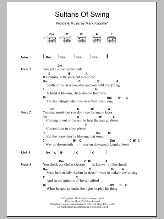 Sultans Of Swing Sultans Of Swing