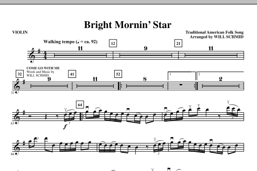 Bright Mornin’ Star – Violin Bright Mornin’ Star – Violin