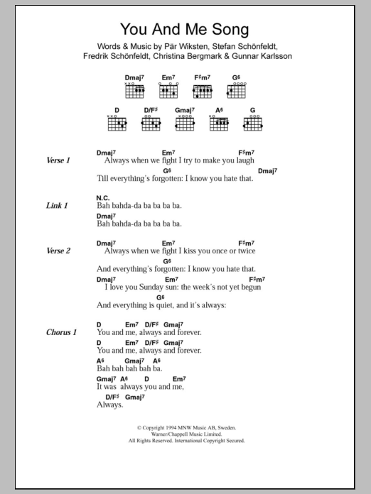 You And Me Song You And Me Song