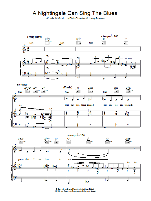 A Nightingale Can Sing The Blues A Nightingale Can Sing The Blues