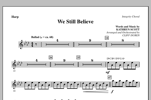 We Still Believe – Harp We Still Believe – Harp