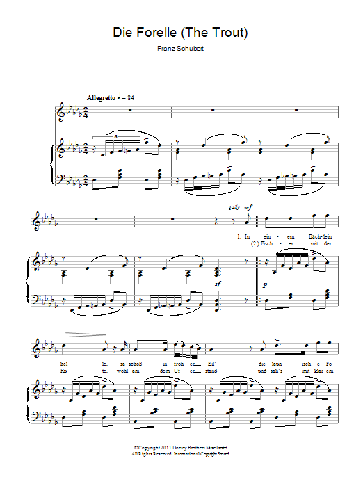 Theme From The Trout Quintet (Die Forelle) Theme From The Trout Quintet (Die Forelle)