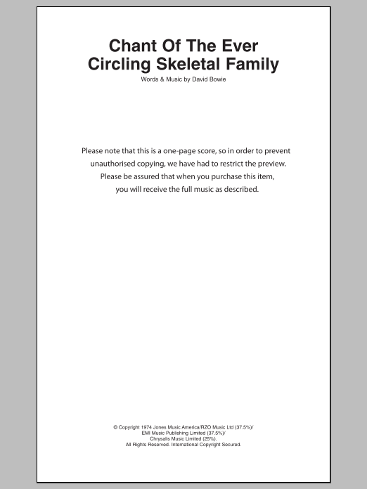 Chant Of The Ever Circling Skeletal Family Chant Of The Ever Circling Skeletal Family