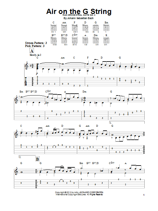 Air On The G String