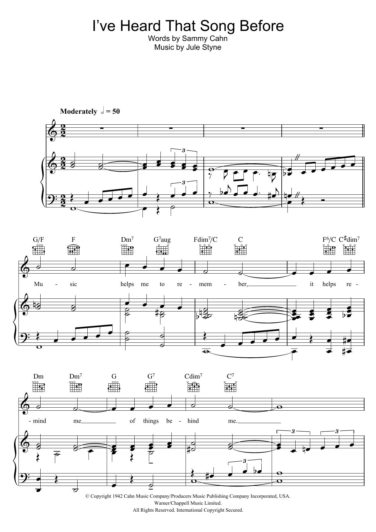 I’ve Heard That Song Before I’ve Heard That Song Before