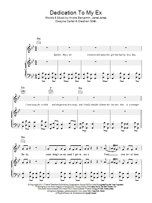 Dedication To My Ex (Miss That) Dedication To My Ex (Miss That)