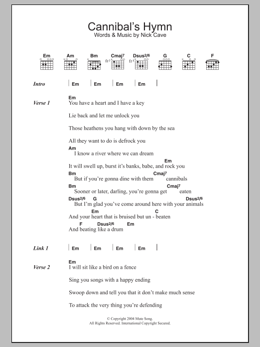 Cannibal’s Hymn Cannibal’s Hymn