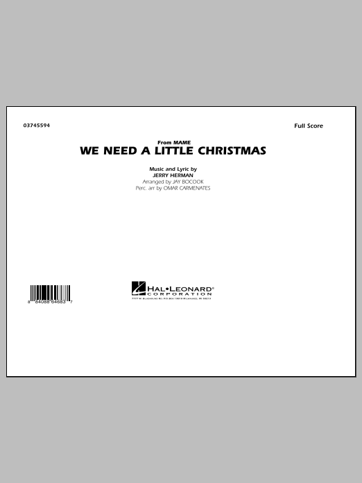 We Need A Little Christmas – Full Score We Need A Little Christmas – Full Score