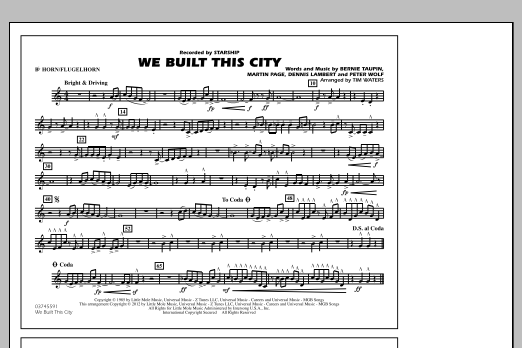 We Built This City – Bb Horn/Flugelhorn We Built This City – Bb Horn/Flugelhorn