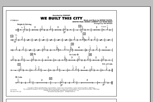 We Built This City – Cymbals We Built This City – Cymbals