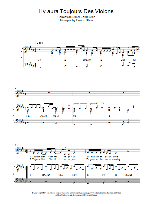 Il Y Aura Toujours Des Violons Il Y Aura Toujours Des Violons