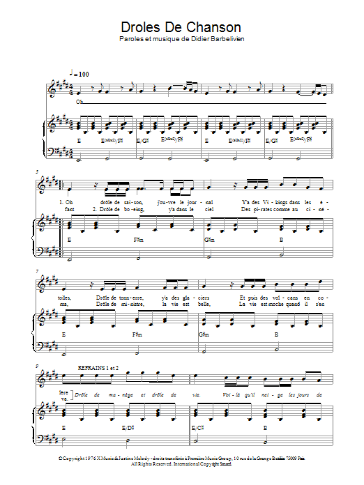 Drole De Chanson Drole De Chanson