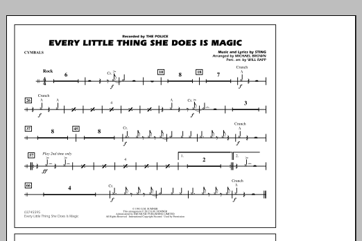 Every Little Thing She Does Is Magic – Cymbals Every Little Thing She Does Is Magic – Cymbals
