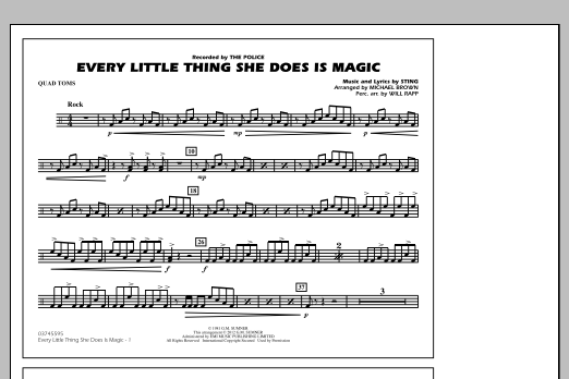 Every Little Thing She Does Is Magic – Quad Toms Every Little Thing She Does Is Magic – Quad Toms