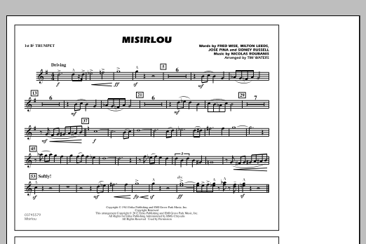 Misirlou – 1st Bb Trumpet Misirlou – 1st Bb Trumpet