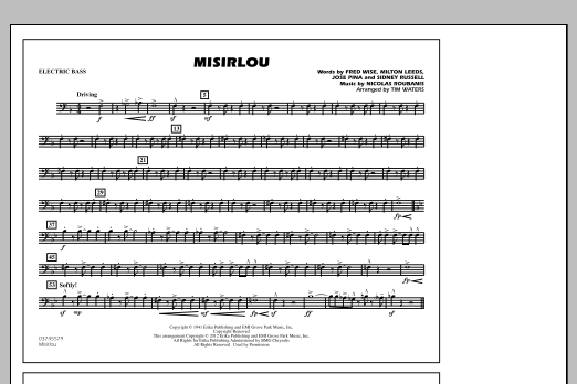 Misirlou – Electric Bass Misirlou – Electric Bass