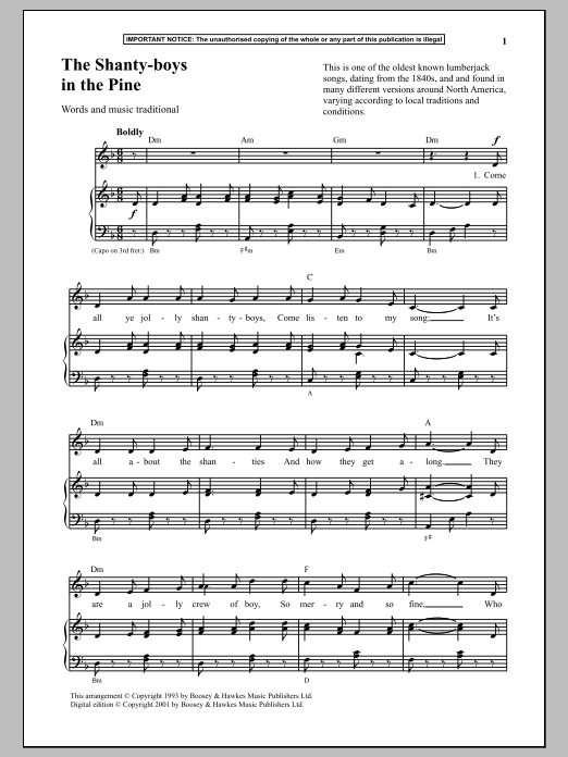 The Shanty – Boys In The Pine The Shanty – Boys In The Pine