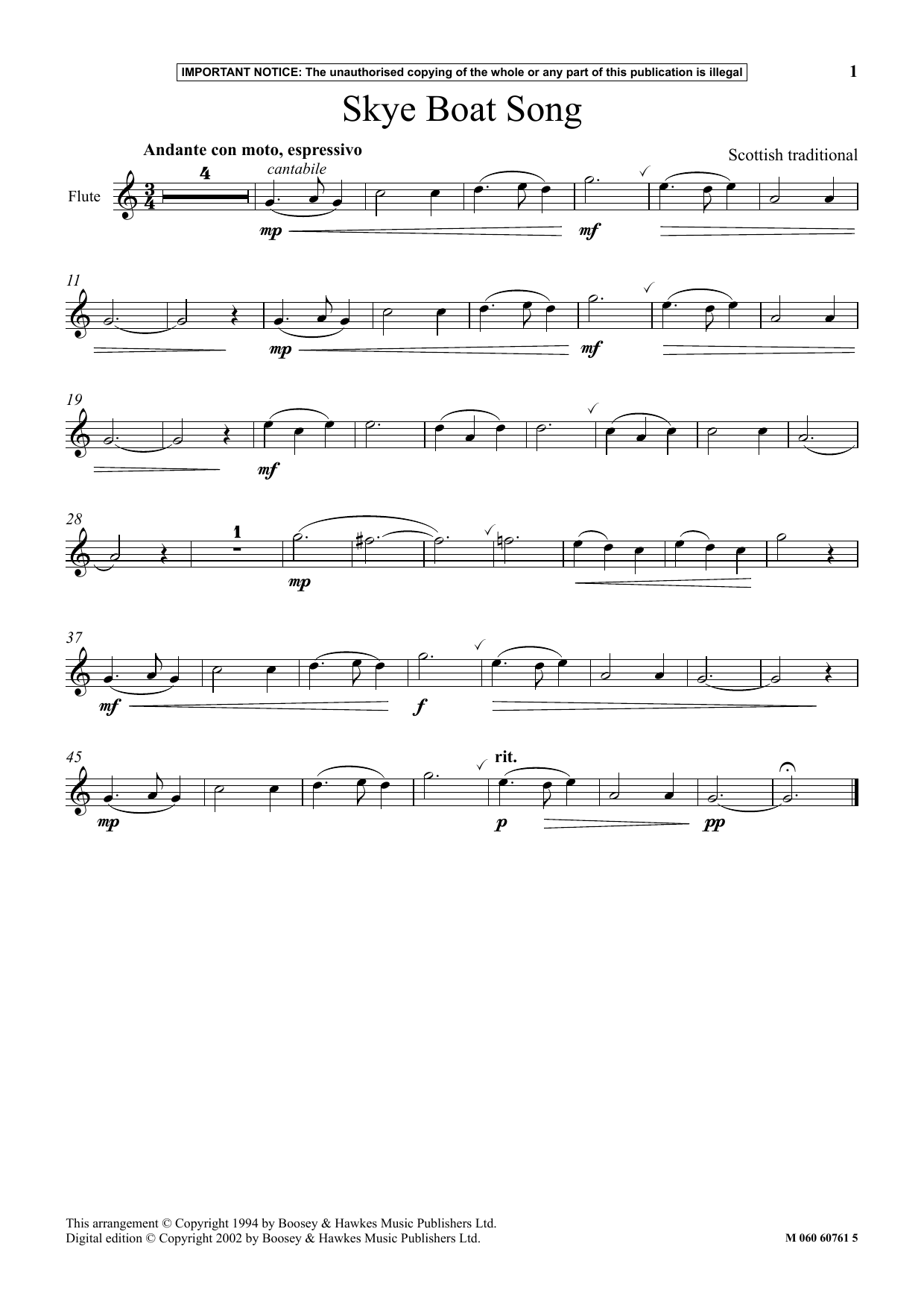 Skye Boat Song Skye Boat Song
