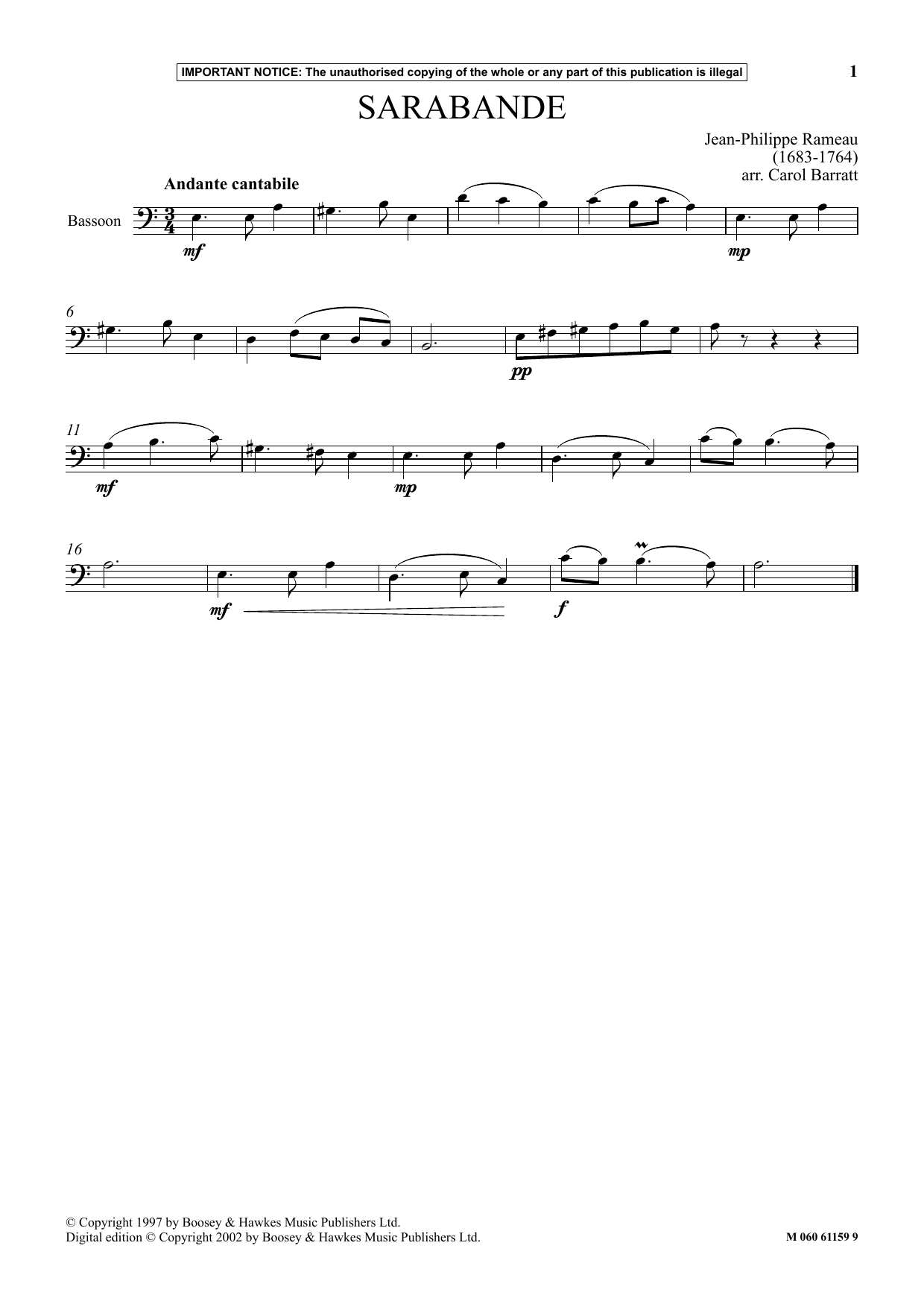 Sarabande Sarabande