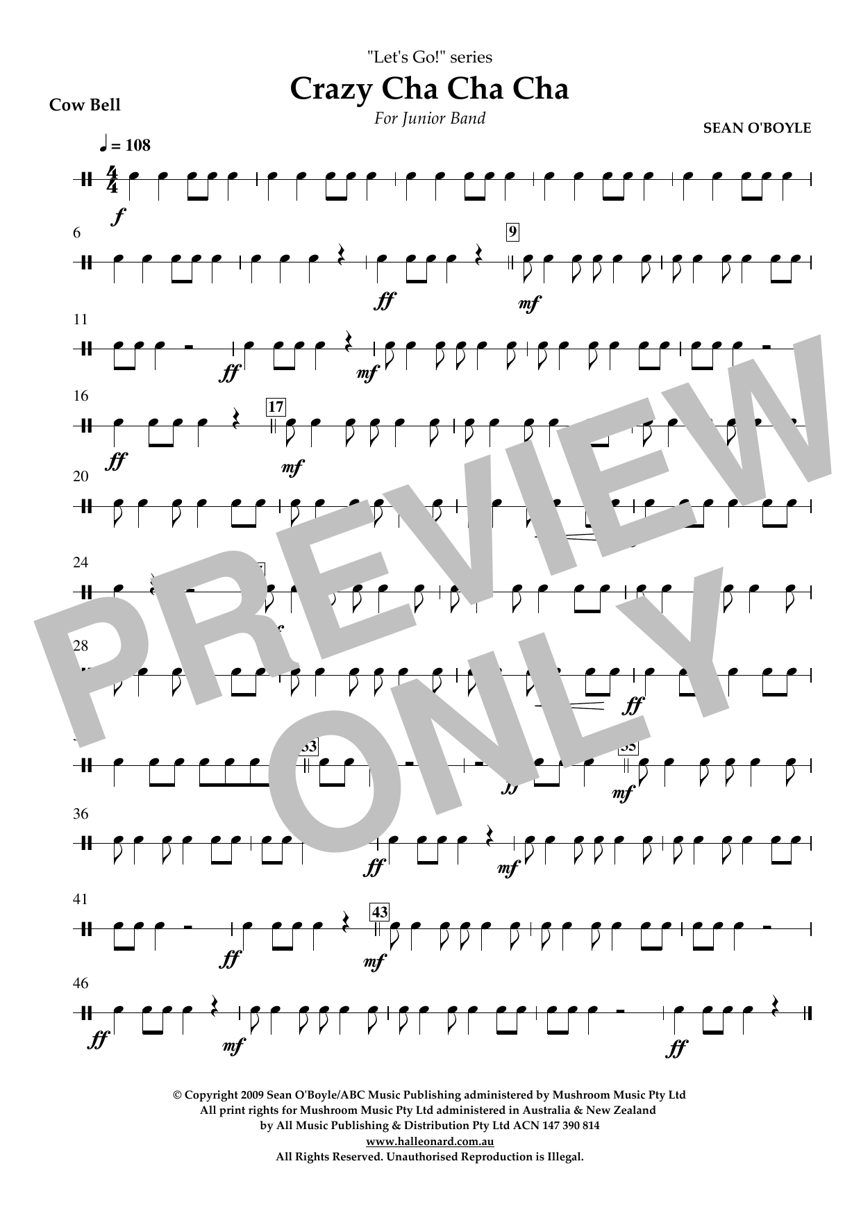 Crazy Cha Cha Cha – Cowbell Crazy Cha Cha Cha – Cowbell