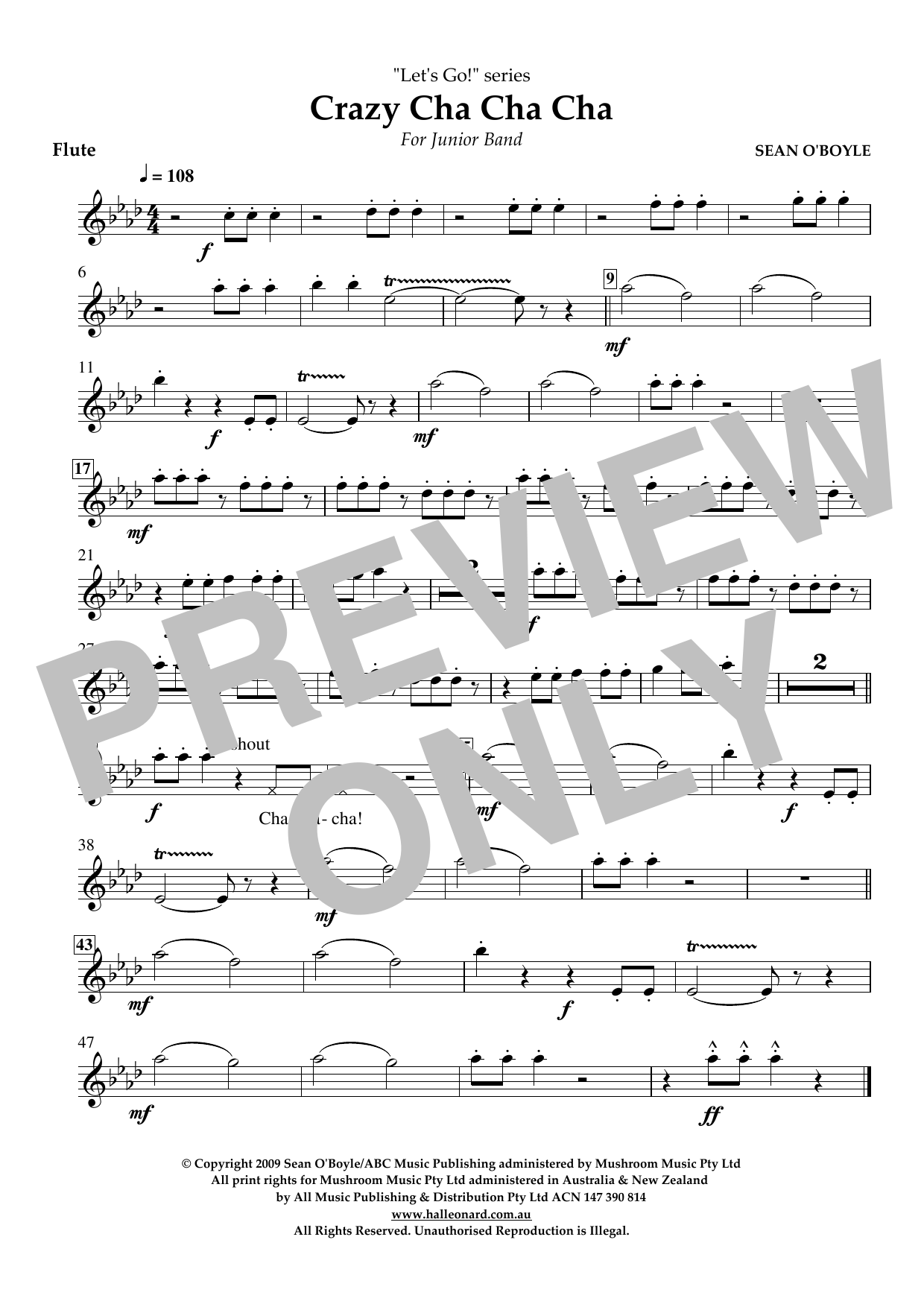 Crazy Cha Cha Cha – Flute Crazy Cha Cha Cha – Flute