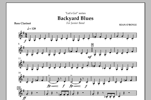 Backyard Blues – Bass Clarinet Backyard Blues – Bass Clarinet