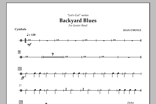 Backyard Blues – Cymbals Backyard Blues – Cymbals