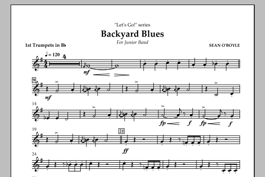 Backyard Blues – Bb Trumpet 1 Backyard Blues – Bb Trumpet 1