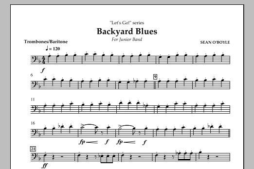 Backyard Blues – Trombone/Baritone B.C. Backyard Blues – Trombone/Baritone B.C.