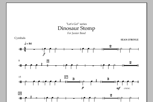 Dinosaur Stomp – Cymbals Dinosaur Stomp – Cymbals