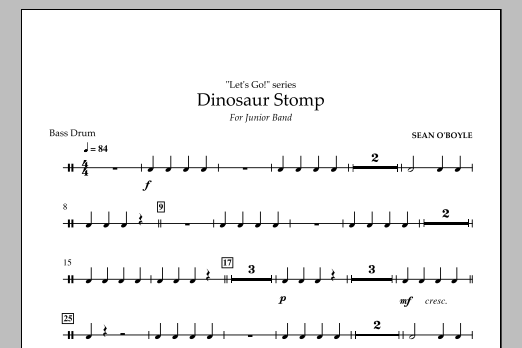 Dinosaur Stomp – Bass Drum Dinosaur Stomp – Bass Drum