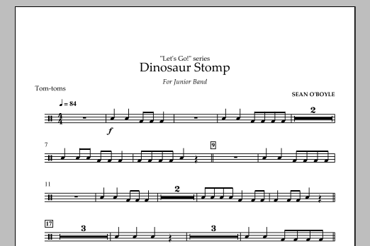 Dinosaur Stomp – Tom Toms Dinosaur Stomp – Tom Toms