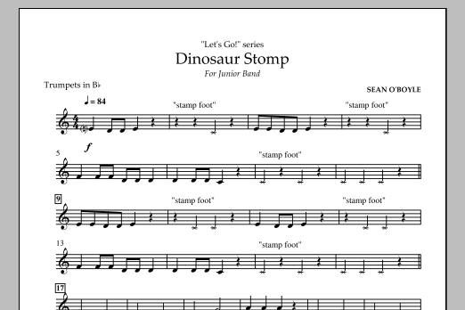 Dinosaur Stomp – Bb Trumpet Dinosaur Stomp – Bb Trumpet