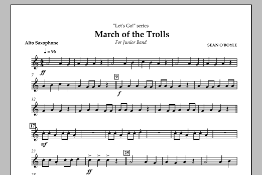 March of the Trolls – Alto Saxophone March of the Trolls – Alto Saxophone
