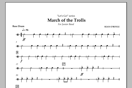 March of the Trolls – Bass Drum March of the Trolls – Bass Drum
