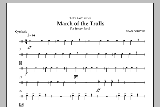 March of the Trolls – Cymbals March of the Trolls – Cymbals