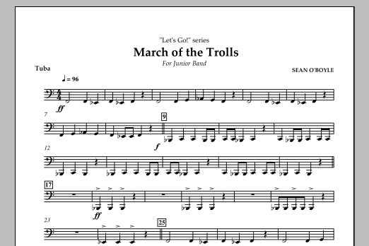 March of the Trolls – Tuba March of the Trolls – Tuba